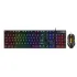 T-WOLF TF200 Black Wired Gaming Keyboard Mouse Combo